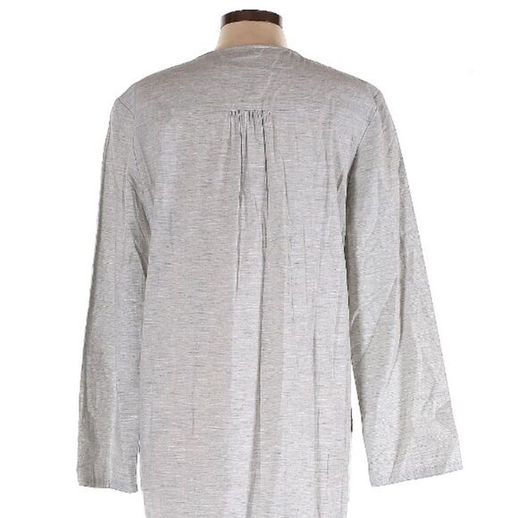 Ocean+Main 100% Cotton Upcycled Classic Cotton Maxi Tunic Dress with Pockets L - Picture 6 of 16